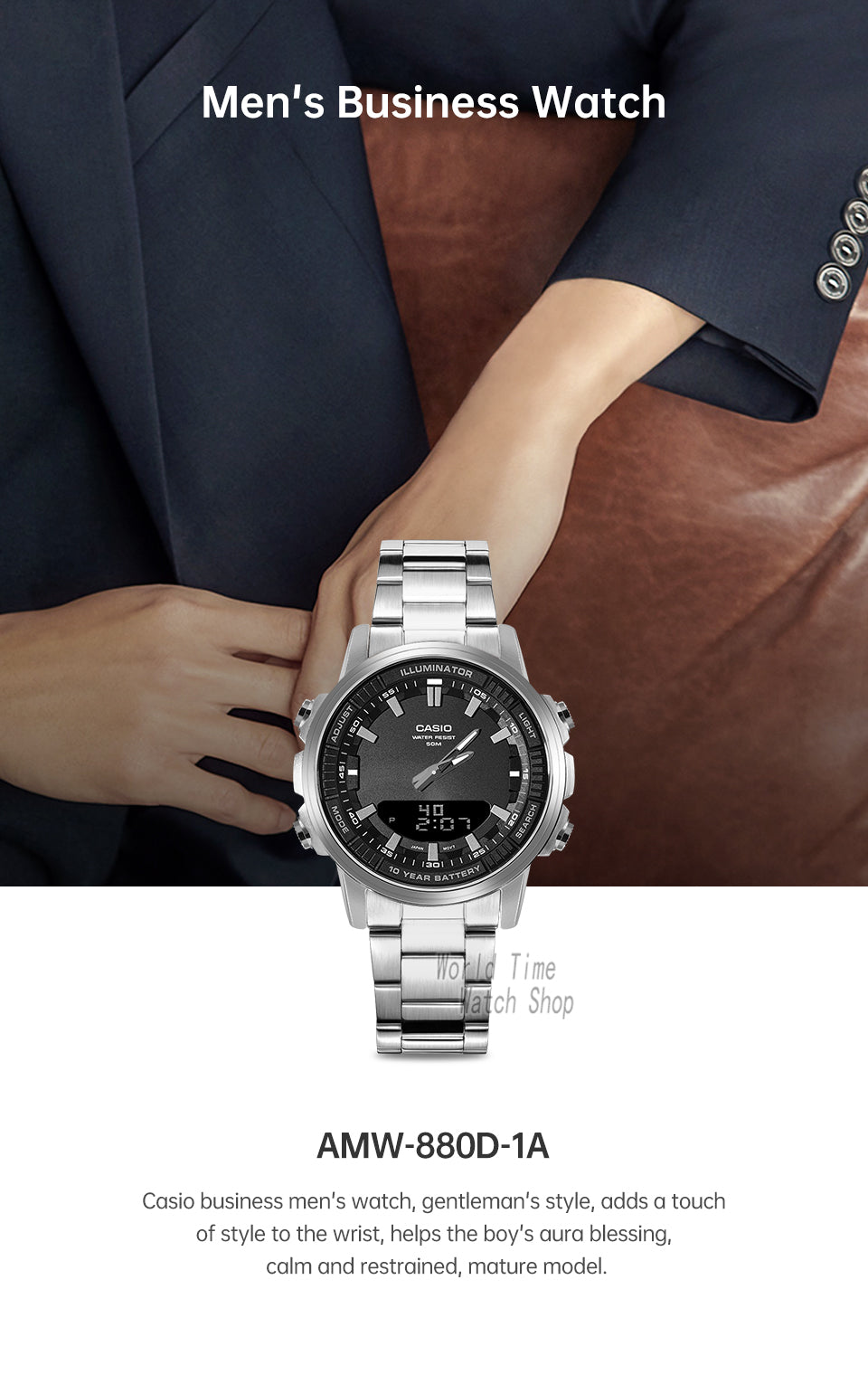 Casio Men Watch-AMW-880D